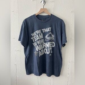 Colorado Avalanche Playoff Tee | Large | Majestic